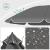 SONGMICS Umbrela terasa gradina sau plaja, cu inclinare, husa, diametru 200cm, gri Household NewTrend