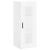Dulap înalt, alb, 34,5x34x180 cm, lemn prelucrat GartenMobel Dekor