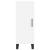 Dulap înalt, alb, 34,5x34x180 cm, lemn prelucrat  GartenMobel Dekor