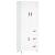 Dulap înalt, alb, 69,5x34x180 cm, lemn compozit GartenMobel Dekor