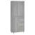 Dulap înalt, gri sonoma, 69,5x34x180 cm, lemn compozit GartenMobel Dekor