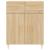 Dulap înalt, stejar sonoma, 69,5x34x180 cm, lemn compozit GartenMobel Dekor