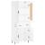 Dulap înalt, alb, 69,5x34x180 cm, lemn compozit GartenMobel Dekor