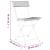 Set mobilier bistro pliabil, 3 piese, negru, poliratan GartenMobel Dekor