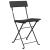 Set mobilier bistro pliabil, 3 piese, negru, poliratan GartenMobel Dekor