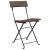 Set mobilier bistro pliabil, 3 piese, maro, poliratan GartenMobel Dekor
