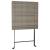 Set mobilier bistro pliabil, 3 piese, gri, poliratan GartenMobel Dekor