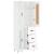 Dulap înalt, alb, 69,5x34x180 cm, lemn compozit GartenMobel Dekor