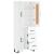 Dulap înalt, alb, 69,5x34x180 cm, lemn compozit GartenMobel Dekor
