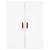 Dulap înalt, alb, 69,5x34x180 cm, lemn compozit GartenMobel Dekor
