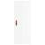 Dulap înalt, alb extralucios, 34,5x34x180 cm, lemn prelucrat GartenMobel Dekor
