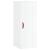 Dulap înalt, alb extralucios, 34,5x34x180 cm, lemn prelucrat GartenMobel Dekor