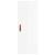 Dulap înalt, alb extralucios, 34,5x34x180 cm, lemn prelucrat GartenMobel Dekor