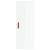 Dulap înalt, alb extralucios, 34,5x34x180 cm, lemn prelucrat GartenMobel Dekor
