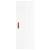 Dulap înalt, alb extralucios, 34,5x34x180 cm, lemn prelucrat GartenMobel Dekor