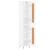 Dulap înalt, alb extralucios, 34,5x34x180 cm, lemn prelucrat GartenMobel Dekor