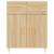 Dulap înalt, stejar sonoma, 69,5x34x180 cm, lemn compozit GartenMobel Dekor