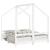 Cadru de pat pentru copii, alb, 2x(70x140) cm, lemn masiv pin GartenMobel Dekor