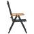 Set mobilier pentru grădină, 7 piese, negru, aluminiu GartenMobel Dekor
