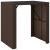Set mobilier bar de grădină cu perne, 5 piese, maro, poliratan GartenMobel Dekor