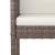 Set mobilier bar de grădină cu perne, 5 piese, maro, poliratan GartenMobel Dekor