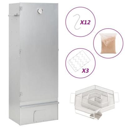 Afumătoare cuptor/grătar, generator fum rece, oțel galvanizat GartenMobel Dekor