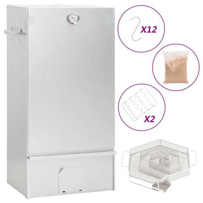 Afumătoare cuptor/grătar, generator fum rece, oțel galvanizat GartenMobel Dekor