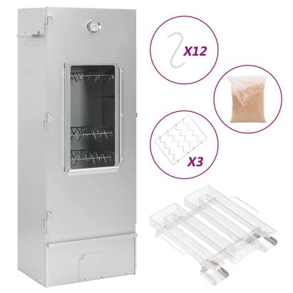 Afumătoare cuptor/grătar, generator fum rece, oțel galvanizat GartenMobel Dekor