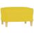 Set de canapele cu perne, 4 piese, galben deschis, textil GartenMobel Dekor