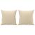 Set de canapele cu perne, 3 piese, crem, textil GartenMobel Dekor