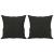Set de canapele cu perne, 4 piese, negru, material textil GartenMobel Dekor