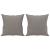 Set de canapele cu perne, 2 piese, gri taupe, textil GartenMobel Dekor