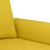 Set de canapele cu perne, 2 piese, galben, catifea GartenMobel Dekor