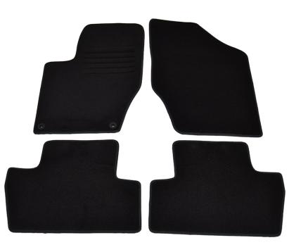 Covorașe mochetă Peugeot 308 5 uși și SW Combi 2007-2013, negre, set 4