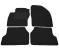 Covorașe mochetă Ford Focus 2 2005-2011 negre, set 4 piese