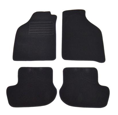 Covorașe auto din mochetă pentru Ford KA 1996-2008, negre, set 4 piese