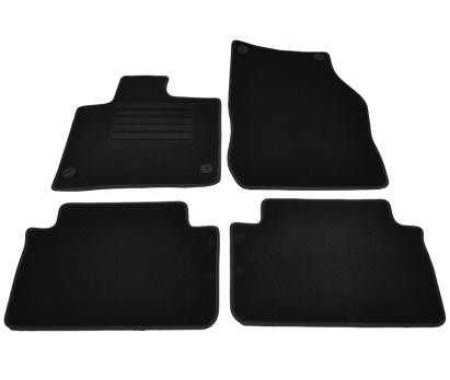 Covorase mocheta dedicate Audi Q7 2006- negre, set 4 piese