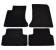 Covorașe mochetă Mercedes Clasa A W176, B W246 și CLA, negre, set 4 piese