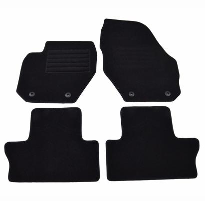 Covorașe auto din mochetă pentru Volvo XC60 2008+, negre, set 4 piese