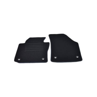 Covorase mocheta pentru VW Caddy cu fixare ovala, negre, set 2 bucati