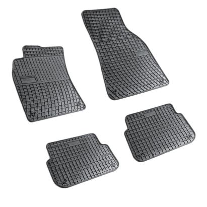 Set covorase auto cauciuc Audi A6 C6 2004-2006, negre, 4 piese