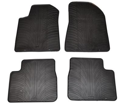 Covorase auto din cauciuc pentru Alfa Romeo Giulietta 2010-2014, Gledring, set 4 bucati, negru