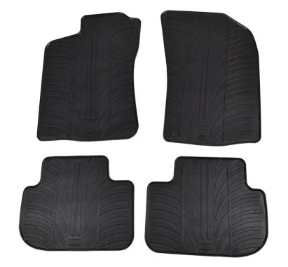 Set covorase auto cauciuc Alfa Romeo 147 si GT, negre, Gledring, 4 piese