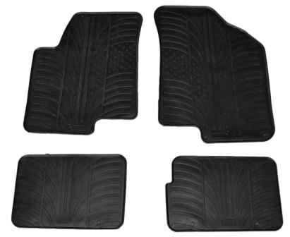 Set covorase auto din cauciuc pentru Kia Soul 2009-2014, negre, Gledring