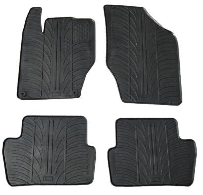 Set covorase auto din cauciuc Citroen C4 si DS4, negre, Gledring, 4 piese