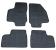 Set covorase auto din cauciuc pentru Opel Astra G 1998-2004, Gledring, negru, 4 piese