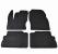 Set covorase auto cauciuc Ford Kuga 2013-2016 Gledring, negru, 4 piese