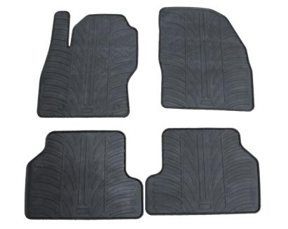 Set covorase auto cauciuc Ford Focus 2 2005-2011 negre Gledring, 4 piese