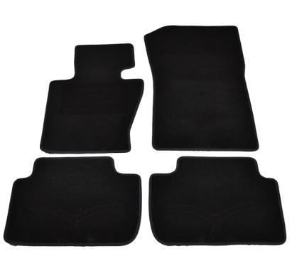 Covorașe din mochetă pentru BMW X3 E83 2004-2010, negre, set 4 piese