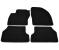 Covorase mocheta Ford Focus 5 usi/SW/Combi negre, set 4 bucati